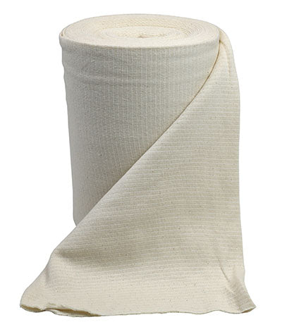 CanDo Cotton Tensitube - 10" width - 11 yard roll - Size L - Natural/Beige — for Electrotherapy Pain Management