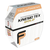 Kinesio Tape, Tex Gold FP, 2" x 34 yds, Beige, Bulk Roll — for Athletic Taping and Joint Support