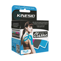 Kinesio Tape, Tex Classic, 2" x 4.4 yds, Blue, 6 Rolls — for Athletic Taping and Joint Support