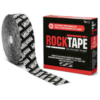 RockTape Bulk Roll, Standard Adhesive, Black Logo, 2" x 115' — for Athletic Taping and Joint Support