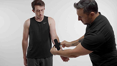 RockTape Roll, Standard Adhesive, Black 2" x 21.5' — for Athletic Taping and Joint Support