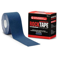 RockTape Roll, Standard Adhesive, Navy, 2" x 21.5' — for Athletic Taping and Joint Support