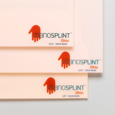 Manosplint Ohio Solid Beige 1/16" x 18" x 24" Solid Beige, case of 4 — for Splinting and Support Care