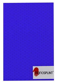 Manosplint Ohio F Perf 3/32" x 12" x 18" 36% Perf Blue/Grey Fabric, 1 sheet — for Splinting and Support Care