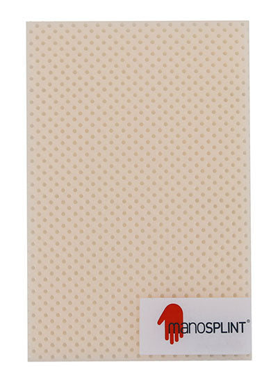 Manosplint Ohio S Perf 3/32" x 18" x 24" 15% Perf Beige, 1 sheet — for Splinting and Support Care