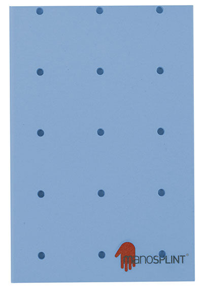 Manosplint Wisconsin Perf 1/8" x 12" x 18" 1% Perf Blue — for Splinting and Support Care