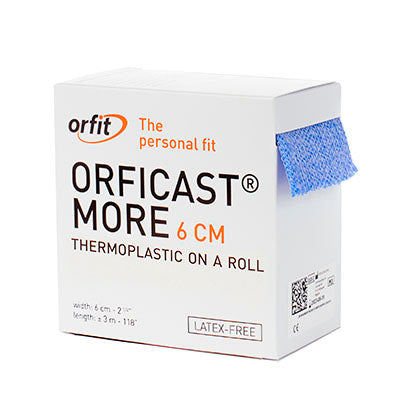 Orfit Orficast More Thermoplastic Tape, 2" x 9', Blue — for Athletic Taping and Joint Support