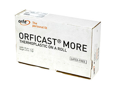 Orfit Orficast More Thermoplastic Tape, 11.8" x 9', Blue — for Athletic Taping and Joint Support