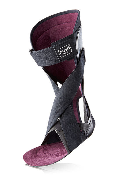 Brace Lab Push Ortho Ankle Foot Orthosis AFO, Left — for Joint Support and Rehabilitation