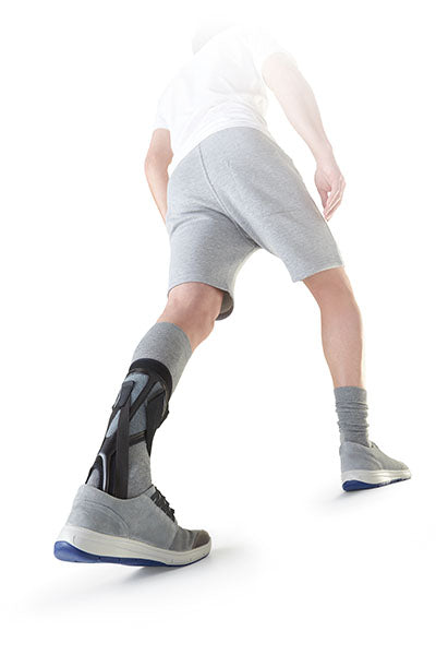 Brace Lab Push Ortho Ankle Foot Orthosis AFO, Left — for Joint Support and Rehabilitation