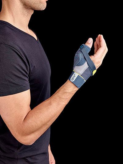 Brace Lab Push Sports Thumb Brace, Left, Size 1 — for Wrist in Clinical and Institutional Care