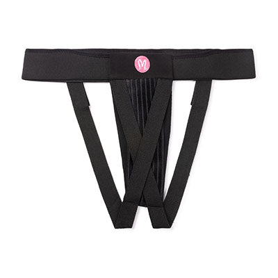 MBrace Double Truss Pelvic Floor Support Brace, Black, Size VI (48" to 50") — for Women's Health and Wellness in Clinical and Institutional Care