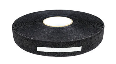 FabLife 1-1/2" self-adhesive hook material, 25 yard dispenser box, black — for Exercise and Therapy Floor Work