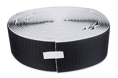 FabLife 2" self-adhesive hook material, 10 yard dispenser box, black — for Exercise and Therapy Floor Work