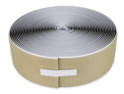 FabLife 2" self-adhesive hook material, 10 yard dispenser box, tan — for Exercise and Therapy Floor Work