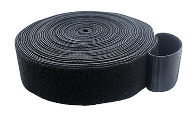 FabLife 2-sided hook/loop - 1-1/2" x 10 yard - Black — for Hook and Loop in Clinical and Institutional Care