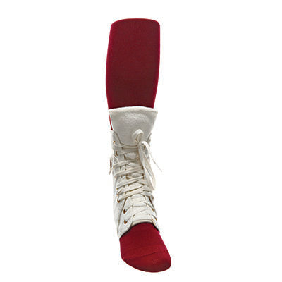 Core Swede-O Ankle Lok Brace, Padded Tongue, White — for Ankle in Clinical and Institutional Care