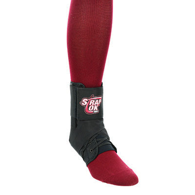 Core Swede-O Strap Lok Ankle Brace, Black, XL — for Ankle in Clinical and Institutional Care
