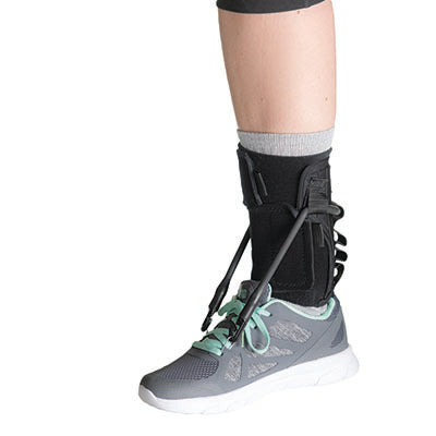 Core FootFlexor Ankle Foot Orthosis, X-Small/Small (8" - 12" ankle circumference) — for Joint Support and Rehabilitation