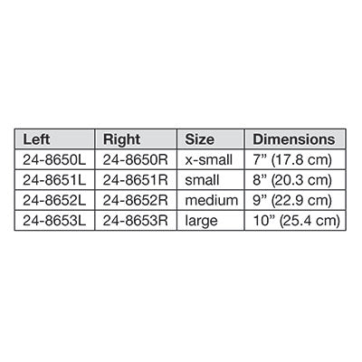 Hatch Edema Glove, Full Finger over the wrist, Left, Large — for Compression Garments in Clinical and Institutional Care