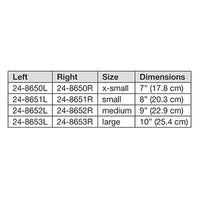 Hatch Edema Glove, Full Finger over the wrist, Right, Small — for Compression Garments in Clinical and Institutional Care
