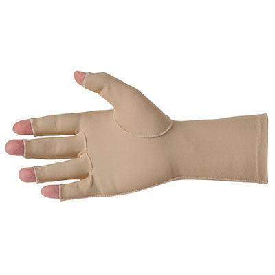 Hatch Edema Glove, 3/4 Finger over the wrist, Right, X-Small — for Compression Garments in Clinical and Institutional Care