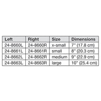 Hatch Edema Glove, 3/4 Finger over the wrist, Right, Large — for Compression Garments in Clinical and Institutional Care