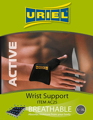 Uriel Neoprene Wrist Support, Universal Size — for Uriel in Clinical and Institutional Care