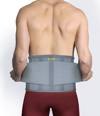 Uriel Lumbar Belt, Gray, Medium — for Uriel in Clinical and Institutional Care