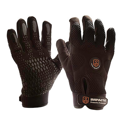 Impacto Anti-Vibration Mechanic's Style Air Glove, Full Finger — for Wrist in Clinical and Institutional Care