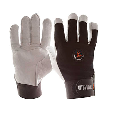 Impacto Anti-Vibration Air Glove, Nylon Lycra with Pearl Leather, Full Finger, Large — for Wrist in Clinical and Institutional Care