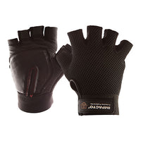 Impacto Carpal Tunnel Glove, Black Cowhide, Half Finger, Large — for Wrist in Clinical and Institutional Care