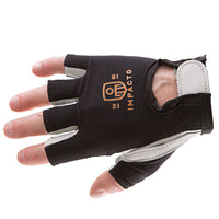 Impacto Anti-Impact Glove, Nylon Lycra with Pearl Leather, Half Finger, X-Small — for Wrist in Clinical and Institutional Care