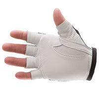 Impacto Anti-Impact Glove, Nylon Lycra with Pearl Leather, Half Finger, X-Small — for Wrist in Clinical and Institutional Care