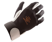 Impacto Anti-Impact Glove, Nylon Lycra with Pearl Leather, Full Finger — for Wrist in Clinical and Institutional Care