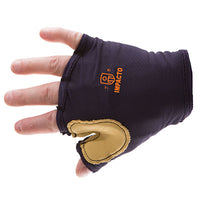 Impacto Anti-Impact Tool Grip Glove, Nylon Lycra with Grain Leather, Fingerless, X-Large — for Wrist in Clinical and Institutional Care