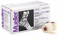 Mueller Tear-Light Tape, 2" x 7.5 yd - 24 rolls — for Athletic Taping and Joint Support