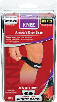 Mueller Jumper's Knee Strap, Black — for Mueller in Clinical and Institutional Care