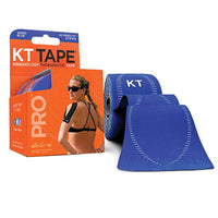 KT Tape PRO, Precut 2" x 20', Blue — for Athletic Taping and Joint Support