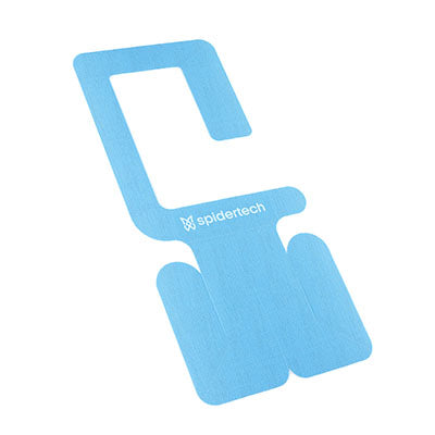 SpiderTech Pro-Cut Kinesiology Tape, Left Shoulder, Blue, Pack of 10 — for Athletic Taping and Joint Support