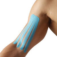 SpiderTech Pro-Cut Kinesiology Tape, Small Fan, Pack of 20 — for Athletic Taping and Joint Support