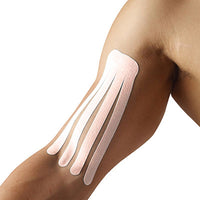 SpiderTech Pro-Cut Kinesiology Tape, Small Fan, Gentle, Pack of 20 — for Athletic Taping and Joint Support