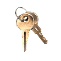 Justrite Lever Handle Replacement Keys for Safety Cabinets, Sure-Grip EX, Set Of 2, Lock No. CH545