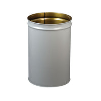 Justrite 30 Gallon, Cease-Fire Waste Receptacle, Safety Drum Can Only, Gray