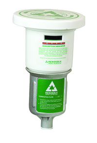Justrite Aerosolv 360 System for Recycling Aerosol Cans, Premium Puncturing Unit, High-Efficiency Filter, Wire, and Goggles