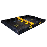Justrite Decon QuickBerm, 2-Zone, 6'W x 10'L x 8"H