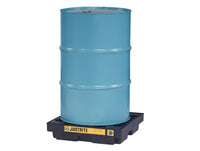 Justrite 28652 Eco Poly Blend Accumulation Center 1 Drum 45 Recycled Polyethylene Spill Control