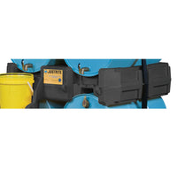 Justrite EcoPolyBlend Drum Management Stack Module, Dispensing Shelf Optional, Forklift Channels, Polyethylene