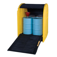 Justrite Ramp for 2 to 4-Drum EcoPolyBlend DrumShed, Recycled Polyethylene