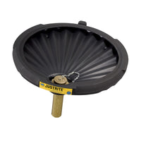 Justrite EcoPolyBlend Funnel for Flammables With Drum Fill Vent and Flame Arrester, Recycled Content